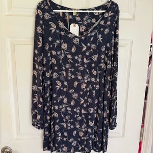 Floral Long Sleeve Dress